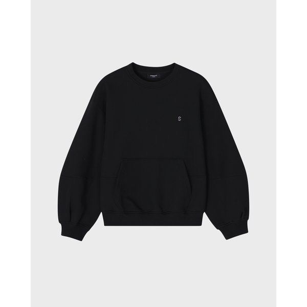 [파주점] 옴므 엠블럼 코쿤 크루넥 티셔츠 SI2TS915BK