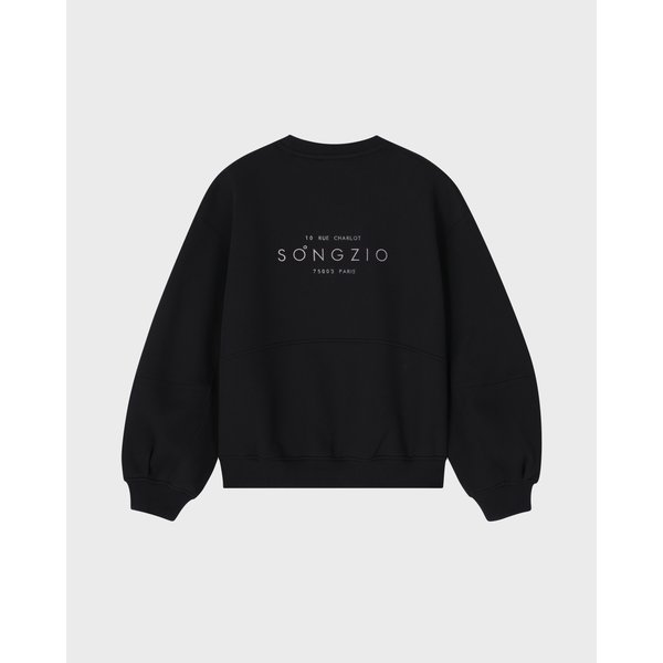 [파주점] 옴므 엠블럼 코쿤 크루넥 티셔츠 SI2TS915BK