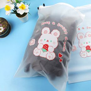 펀앤쇼핑 미니 지퍼백 소분 정리 여행 케릭터 지퍼팩 1P 비닐지퍼백 의류지퍼백 옷지퍼백