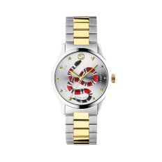 YA1264075 G타임리스 남성 메탈 쿼츠 38mm