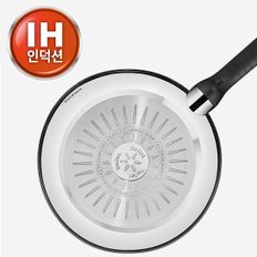 인덕션 티타늄1X 스테인리스스틸 에센스쿡 후라이팬 28cm