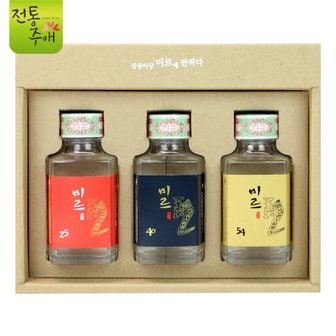  술샘 미르 미니어처 선물세트 100ml 3본입