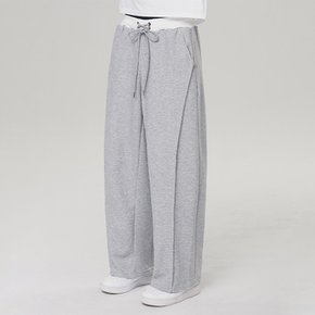 스트링 포인트 컬러 밴딩 스웨트 팬츠 DLX2983 (2 COLOR)
