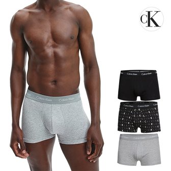 Calvin Klein Underwear 캘빈클라인 CK 언더웨어 남성 트렁크 남자 속옷 드로즈 팬티 3팩세트 U2664G-YKS