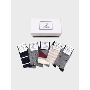 모네 패턴 양말(5SET)