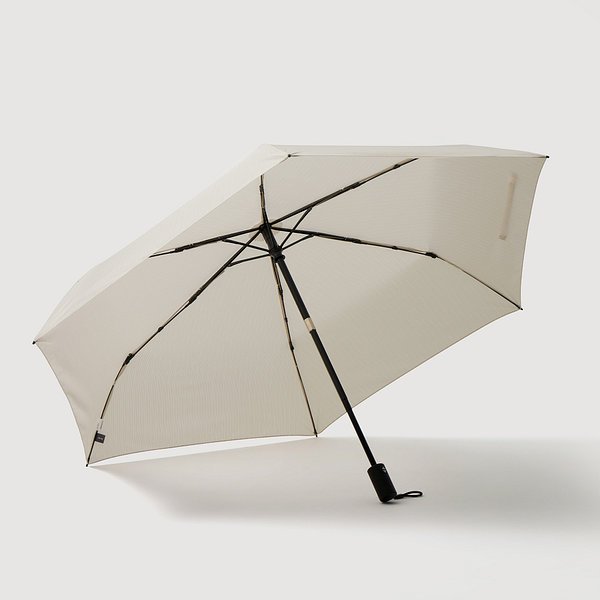 초경량 UV 완전자동 3단 우양산_베이지 스트라이프 J646901001811