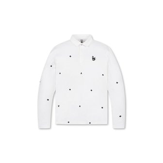 왁 (왁골프)Men WAACKY Patterened LS Polo_WMTBA24614WHX