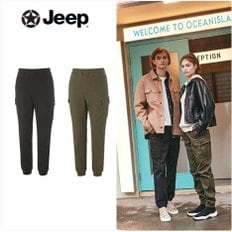 [정상가 35,900원]JEEP 여성 23FW 시그니처 웜 카고 팬츠 1종