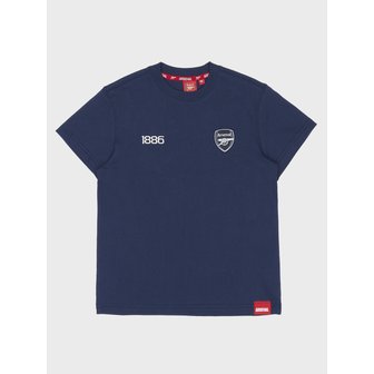 풋볼스탠다드 [아스널] 아동용 GUNNERS 1886 티셔츠_네이비