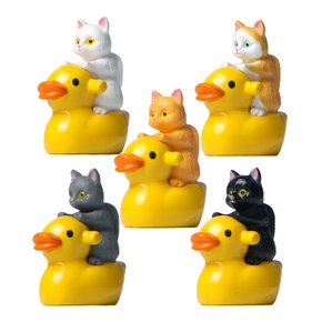 오리 고양이 피규어 5종세트