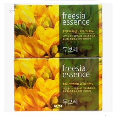 신세계 규격 아모레  두보레 후리지아 에센스 모이스처 비누4입