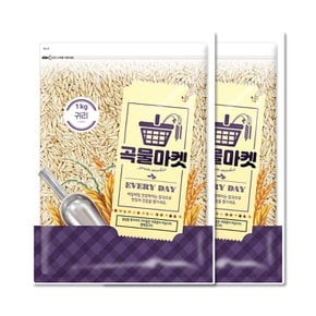 [곡물마켓]국내산귀리1kg x 2개