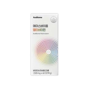 [(주)에이스바이옴]  멀티비타민 비타민미네랄 23종 1,500mg x 60정 1박스 -SDL- (S50088559)
