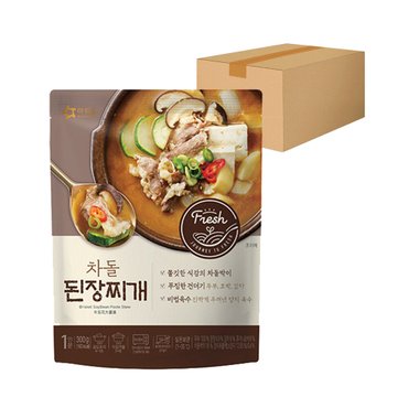 아워홈 차돌 된장찌개 300g 12개(한 박스)