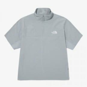 [국내정식매장] 노스페이스 티셔츠 The North Face DAY TECH S/S ZIP TEE - ICE_GRAY 집티