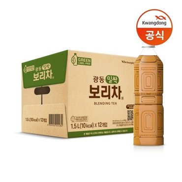 광동 밀싹보리차 무라벨 1.5L 12개