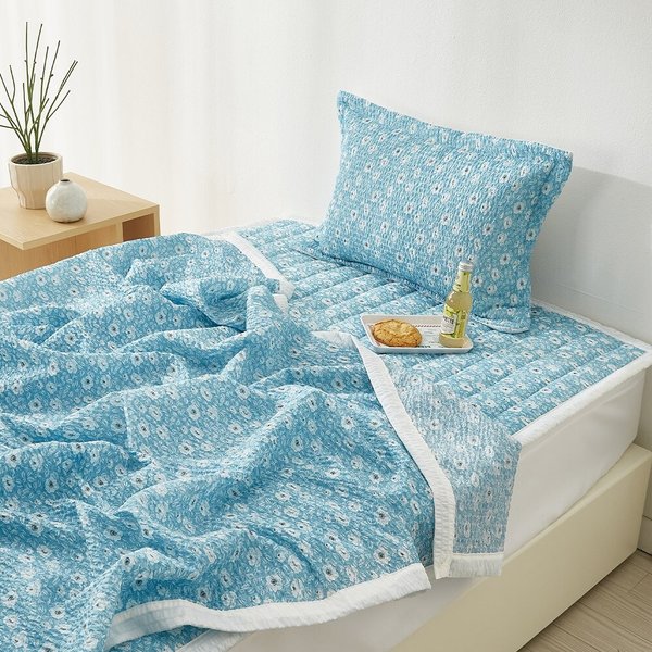 리브린 블루미 시어서커 여름 홑이불 SS