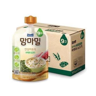 맘마밀 이유식 미역과소고기 100g 10팩  9개월 _P306942248