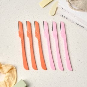 휴대용 접이식 눈썹칼 6P