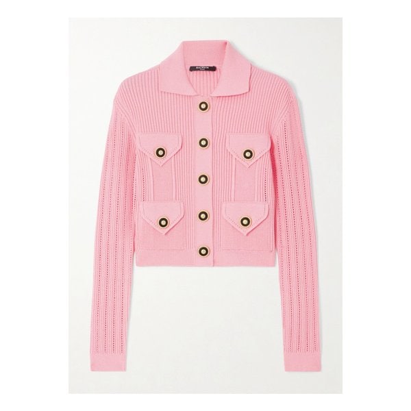 아이코닉 포켓 메달리온 버튼 가디건 1647597349885547