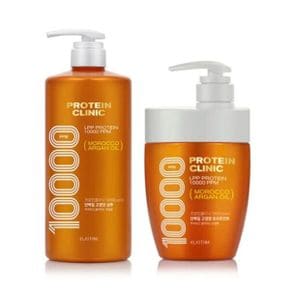 엘라스틴 프로틴클리닉 대용량 고영양 샴푸 1000ml + 트리트먼트700ml