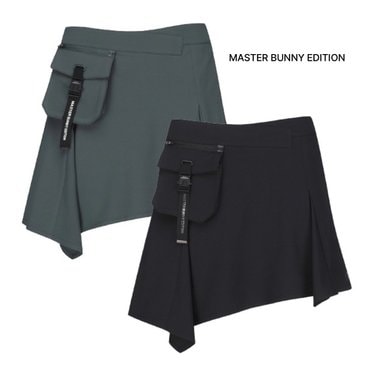 마스터바니 24F/W  여성 탈착 포켓 언발 큐롯 스커트 (421D3PC101)