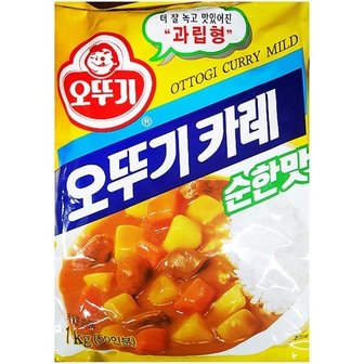  업소용 식당 식자재 재료 오뚜기 순한맛 카레 1kg (W6673E5)