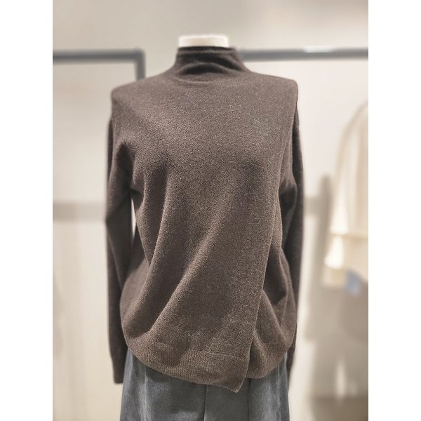 [여주점] 울 모크넥 슬릿 니트(SAKP52461)