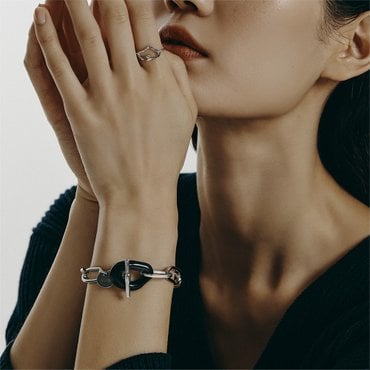 호재 [정상가:98,000원] HOZE PUDDLE BRACELET(퍼들 브레이슬릿)_SILVER