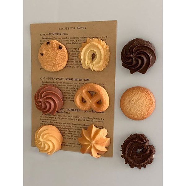 맛있는 버터 쿠키 냉장고 자석 9종 (랜덤발송)