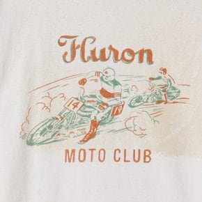 WILD DONKEY 와일드 동키 모터 클럽 내츄럴 티셔츠 T-HURON NATURAL