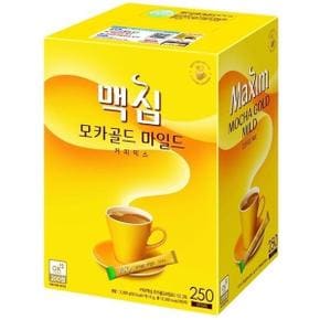 맥심 모카골드 마일드 250입 믹스커피 x 2개