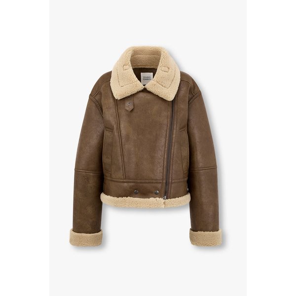 빈티지워싱 반더블 신세틱 무스탕 9195461113072