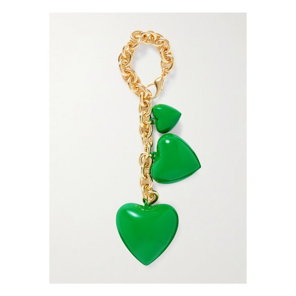 록산느 애슐린 더 해피 골드톤 에나멜 백 참 에메랄드 46376663162892680