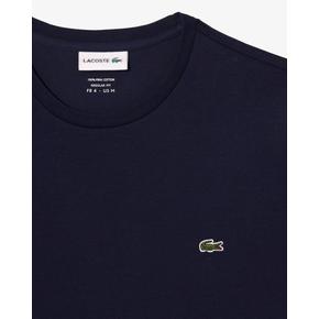 25SS 라코스테 피마 코튼 저지 크루넥 티셔츠 TH6709166 NAVY DOM