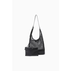 메쉬 블록 호보백 BCBG50531_CA