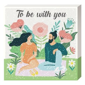 DIY 보석십자수 캔버스 너와 함께 25x25 BS25-007