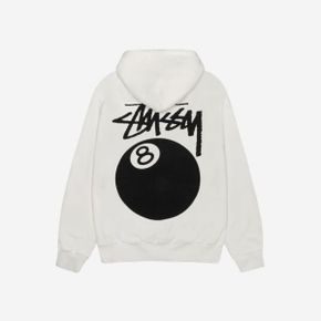 스투시 8볼 피그먼트 다이드 집 후드 내츄럴 Stussy 8 Ball Pigment Dyed Zip Hoodie Natural