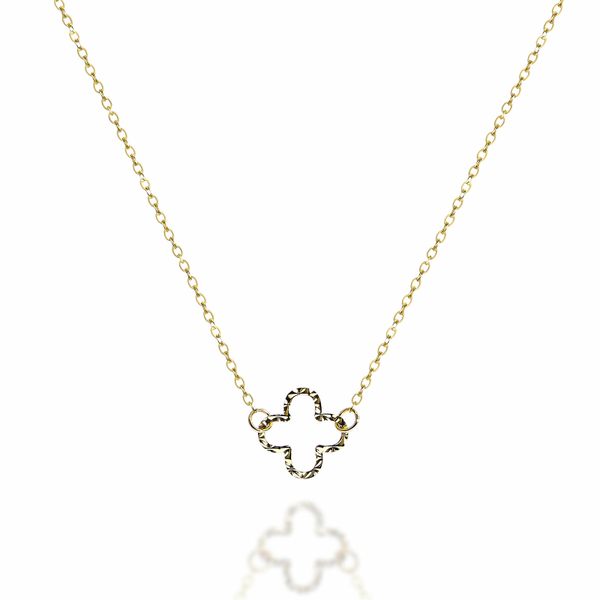 14K 클로버 목걸이