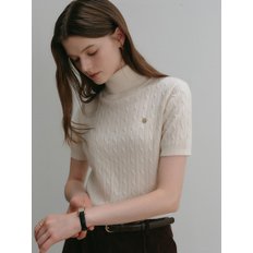 리사 캐시미어 하프 탑 / LISA CASHMERE HALF TOP_4colors