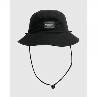 이스퀘어 4653001 Quiksilver Mens Waterman Vice Breaker Bucket Hat - BLACK