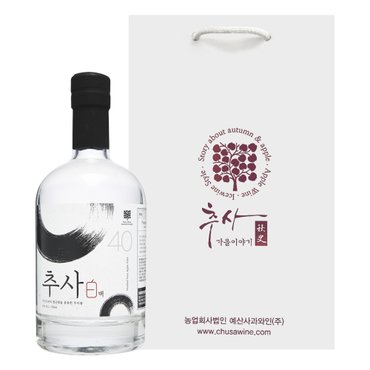  예산사과와인 추사백 40도 500ml 사과증류주