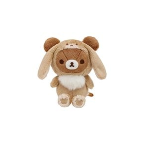 SAN-X RILAKKUMA MF54101 당신의 작은 가족 봉제 장난감 Brown Bear Soft Bore New