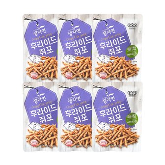 오희숙전통부각 [생자연] 후라이드 쥐포 40g x 6봉 / 쥐포 부각 맥주 술 안주