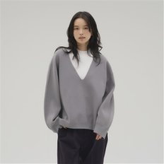 뉴발란스 MET24 Knit V 넥 풀오버 롱슬리브 AWT45002-YST