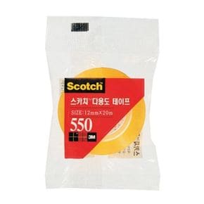 3M 550 스카치 다용도 테이프 리필 12mm X 20m