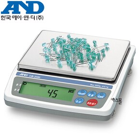 AND 정밀 전자저울 New CB-3100 (MAX : 3.1kg -0.1g) 계량단위 : g - % - pcs - 산업현장 - 실험실 - 학교