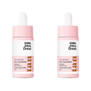 원 투 프리 셀프 탄 드롭스 태닝오일 Self-Tan Drops 15ml 2개