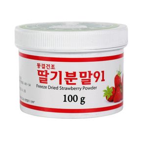 가루분말 이든 동결건조 딸기분말 100g