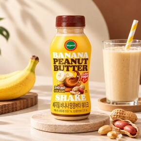 베지밀 바나나 땅콩버터 쉐이크 240ml 24입